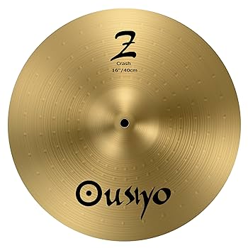Amazon | シンバル クラッシュシンバル 16インチ OUSIYO